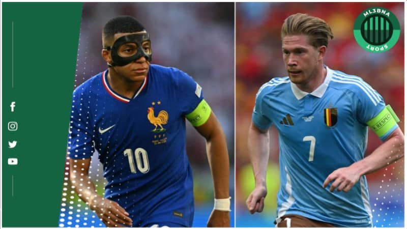 تشكيلة بلجيكا ضد فرنسا اليوم في بطولة اليورو 2024